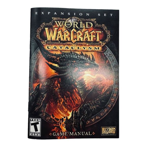 World of Warcraft Cataclysm Expansion Set Video Computer Game PC Box Disc Manual - Picture 2 of 8
